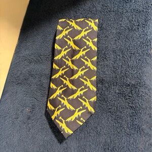 Vtg Countess Mara Men’s 100% Silk Tie Airplane Aeronautical Pilot Made USA 57”